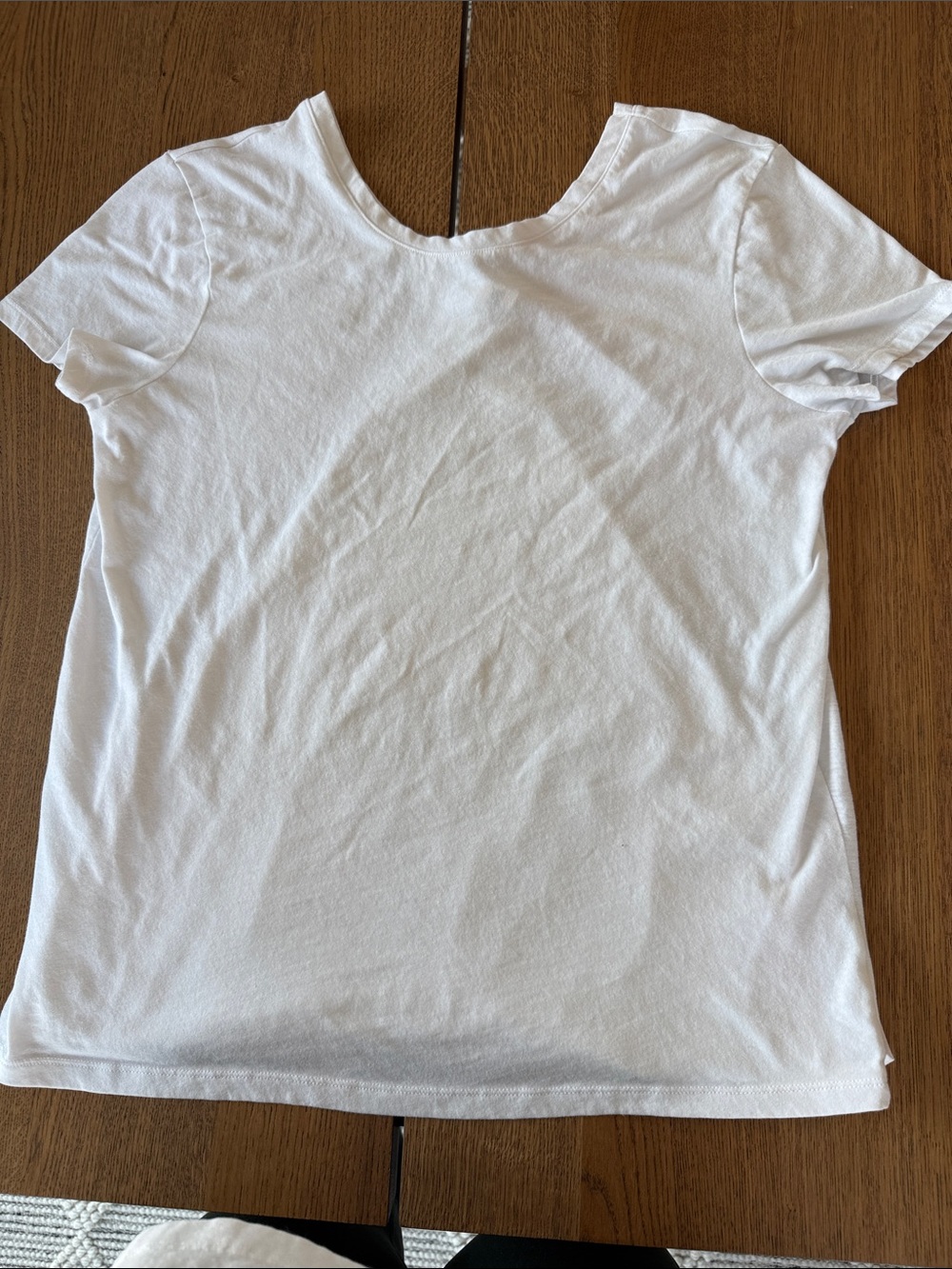 Victoria's Secret White Short Sleeve Crewneck Tee